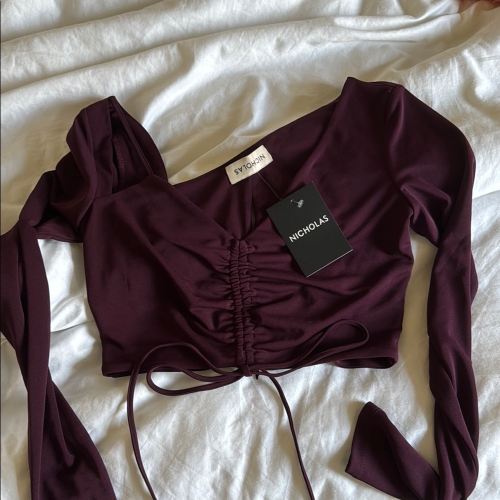 Nicholas Women's Burgundy Top